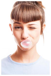 Denti e carie: masticare chewing gum