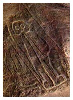 Disegni di Nazca - spaceman - astronauta