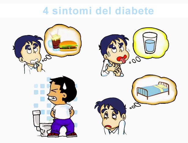 4 sintomi del diabete