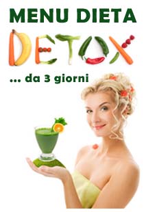Menu Dieta detox 3 giorni