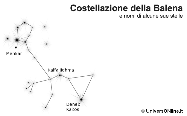costellazione della Balena costellazione della Balena