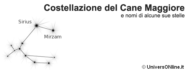 costellazione del Cane Maggiore
