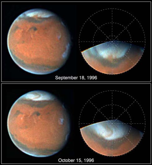 marte visto dal telescopio