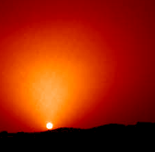 Foto di Marte visto dalla Terra