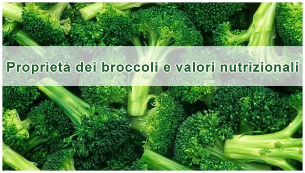 Elenco proprietà dei broccoli