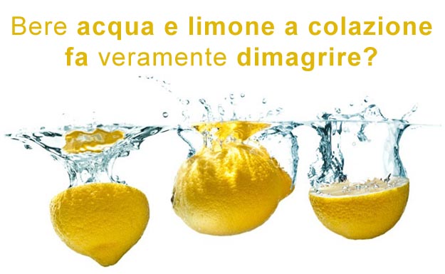 acqua e limone