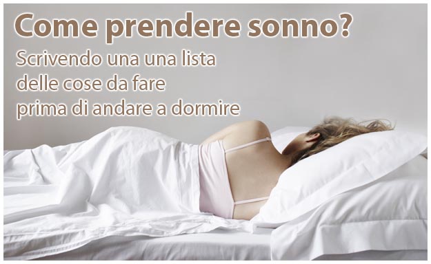 Come prendere sonno Come prendere sonno