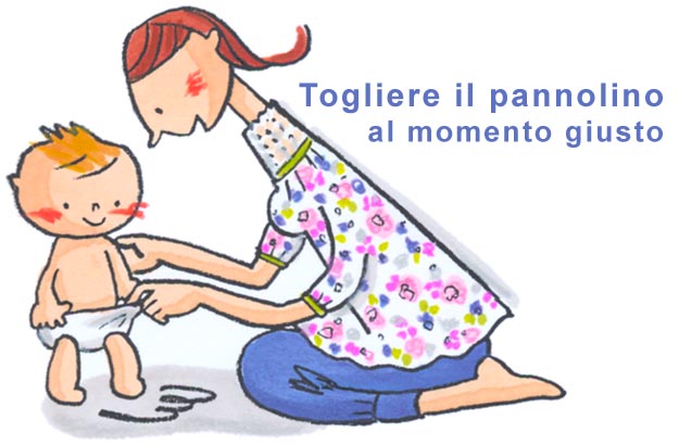 Togliere il pannolino al momento giusto Come togliere il pannolino