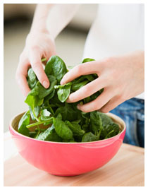 Prevenire il diabete mangiando spinaci