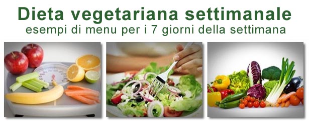 Dieta vegetariana settimanale