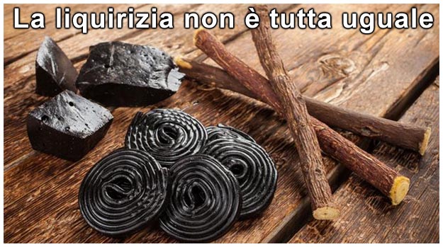 Caramelle di liquirizia e bastoncini
