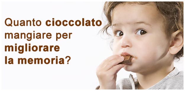 Quanto cioccolato mangiare per migliorare la memoria Quanto cioccolato al giorno si può mangiare
