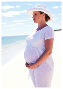 Mare in gravidanza: consigli per prendere il sole