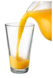 Propriet succo di arancia e cervello