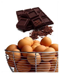 Uova e cioccolato contro le malattie del cuore
