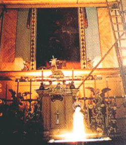 Valverde (CT) - quadro nel Santuario di S.Maria