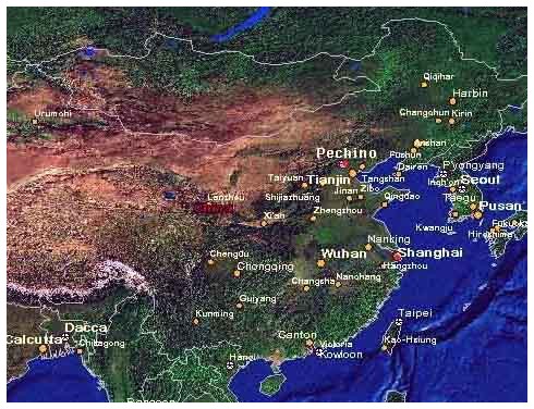 presenza dell'uomo nell'Asia