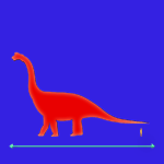 Immagini dinosauri: dimensioni Brachiosaurus