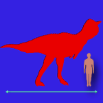 Immagini dinosauri: dimensioni Carnotaurus