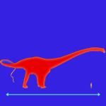 Immagini dinosauri: dimensioni Seismosaurus