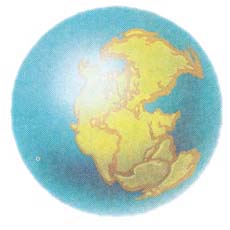 La terra nel Triassico