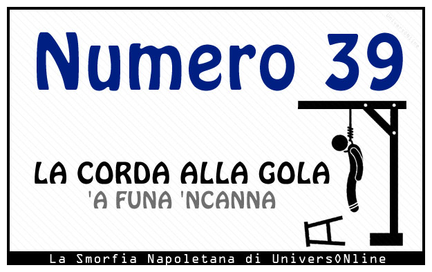 Significato del numero 39: La corda alla gola