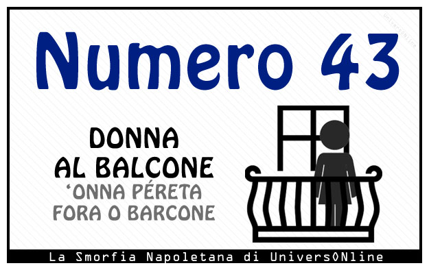 Significato del numero 43 Significato del numero 43: Donna al balcone