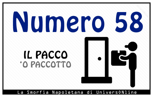 Significato del numero 58: Il pacco