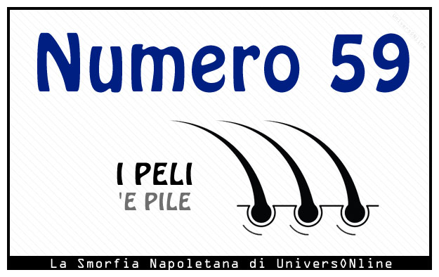 Significato del numero 59 Significato del numero 59: I peli