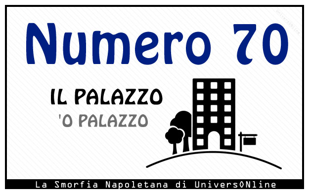 Significato del numero 70 Significato del numero 70: Il palazzo